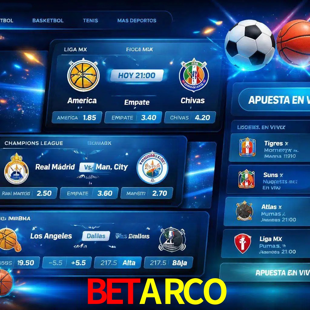 Mercados de apuestas deportivas BETARCO para jugadores en México