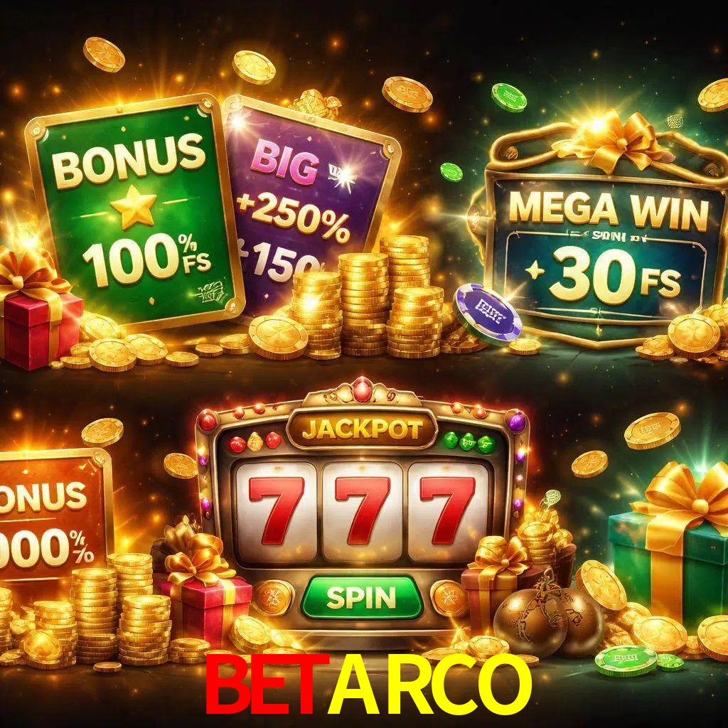 Tipos de bonos BETARCO incluyendo recompensas de bienvenida y promociones continuas
